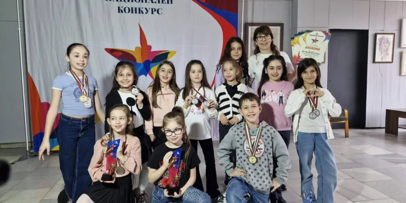 Националният конкурс "Път към славата" в София завърши успешно за учениците от НУИ "Проф. Веселин Стоянов" - Русе