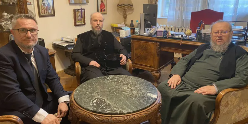 Областният управител Орлин Пенков и Русенският митрополит Негово Високопреосвещенство Наум разговаряха за ролята на църквата в съвременното общество