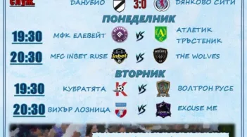 Време е за решаващия кръг на БАМФ Русе Втора лига